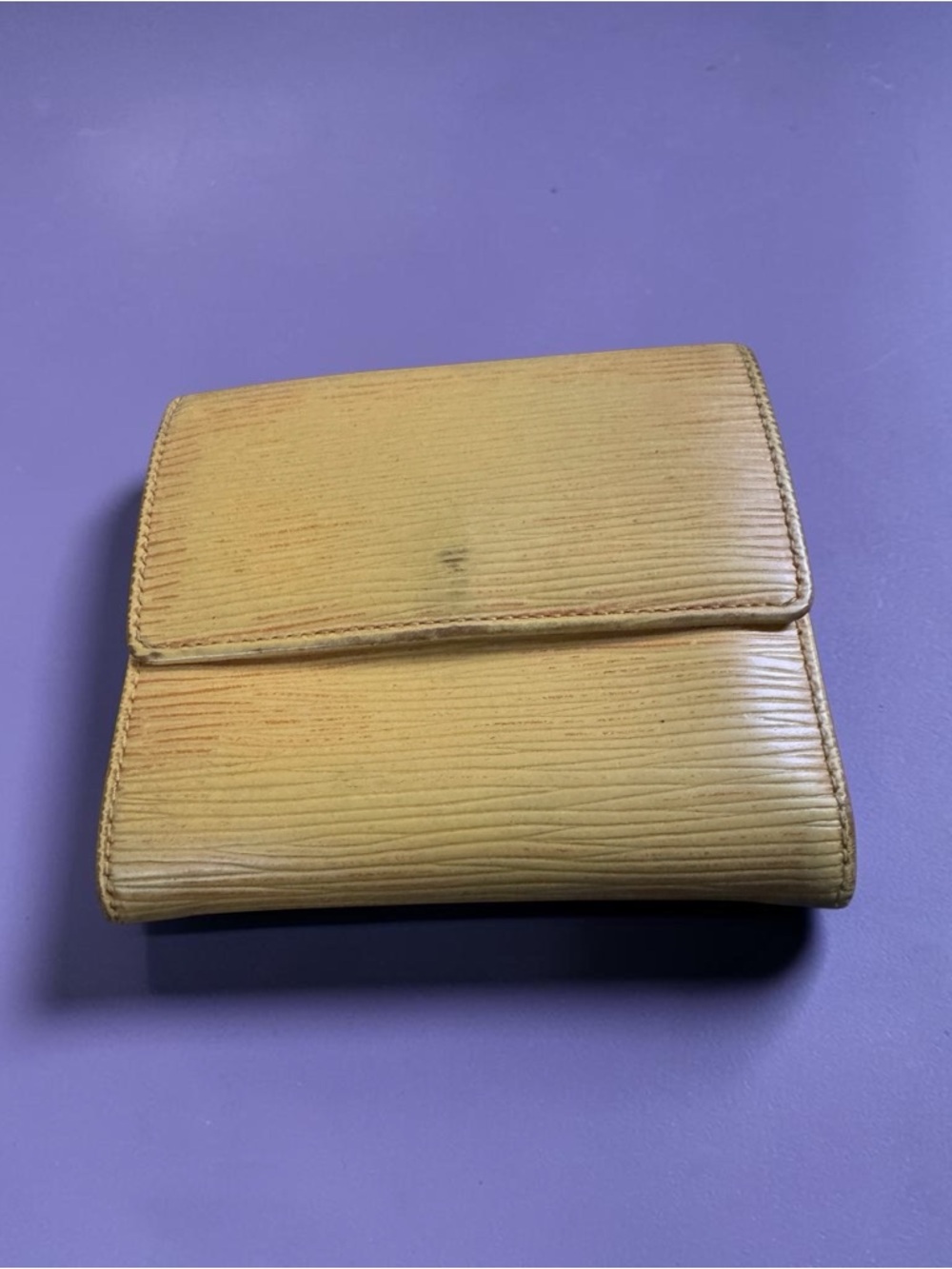 Louis Vuitton Vintage Yellow Epi Leather Wallet